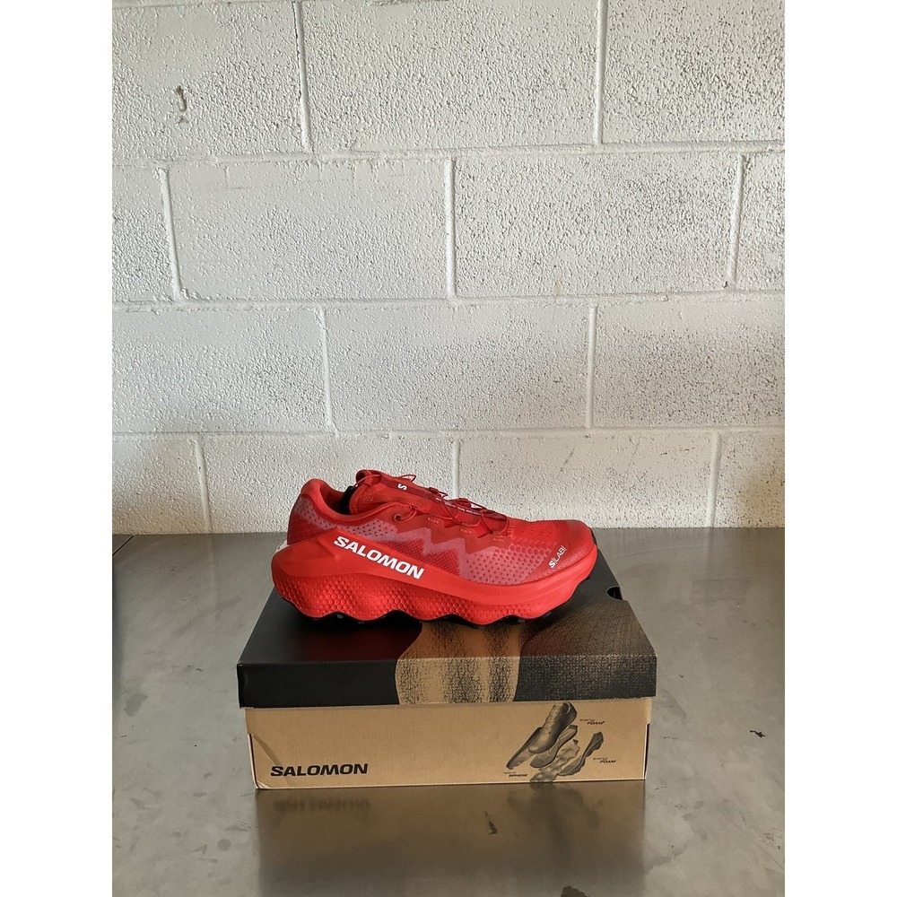 Salomon S/Lab UltraGlide 1.5 Running Shoes Men's Size 10.5 Fiery Red New Other